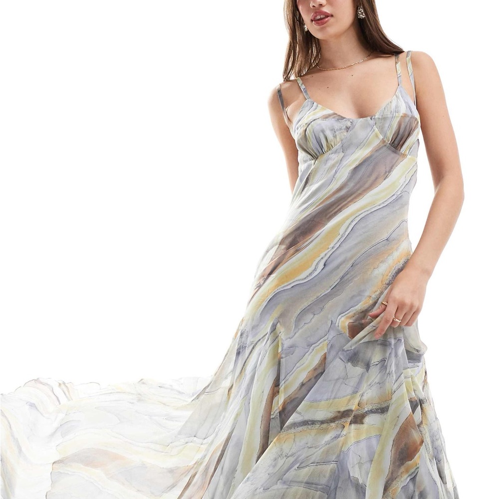 ASOS  Multicolor Maxi Dress - Picture 2 of 4